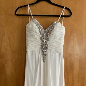 Beautiful strapless wedding or special affair gown